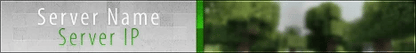 Survival MC Server Banner Green