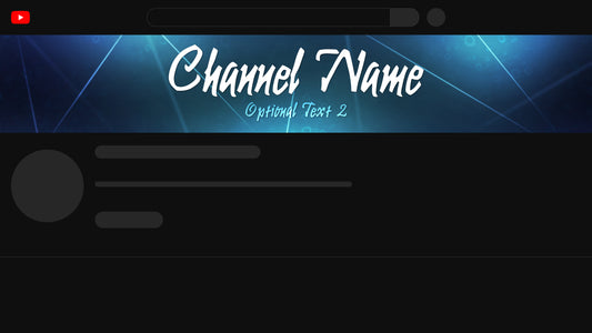 Gaming  Channel Art Template