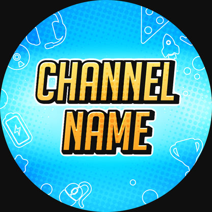 YouTube Gaming PFP Blue