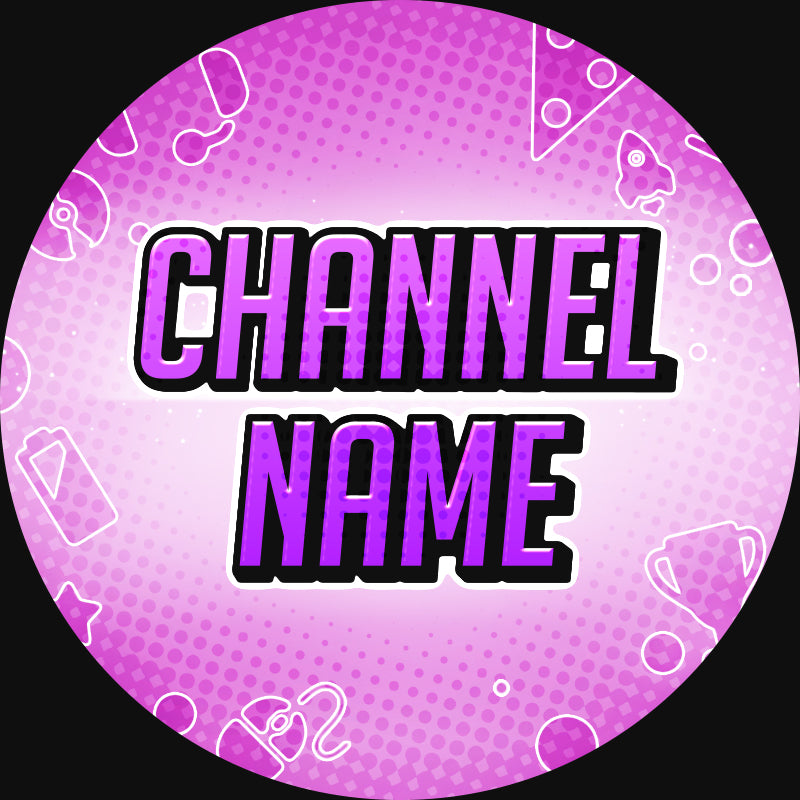 Channel Banner Template - 'Gamer' – Woodpunch's Graphics Shop