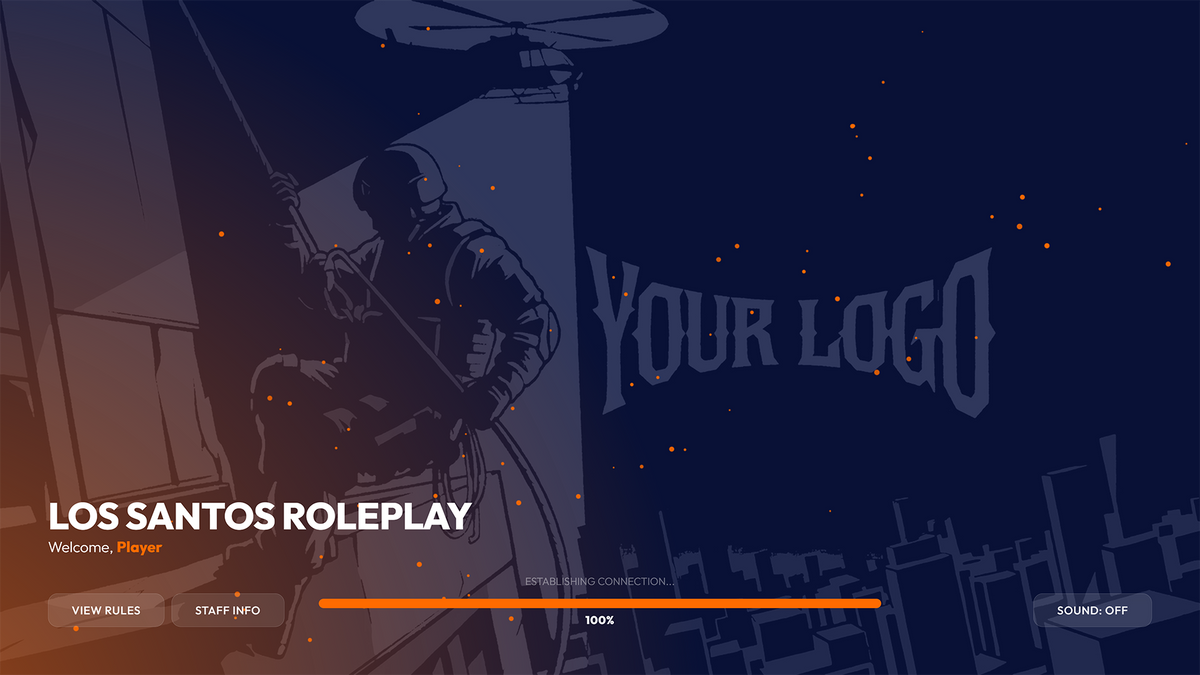 The Ultimate Animated FiveM Loading Screen – Woodpunch's Graphics Shop