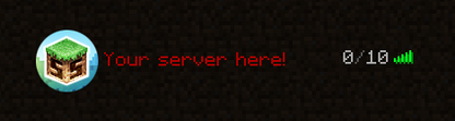 Diseño alternativo de icono de servidor de Minecraft Biome