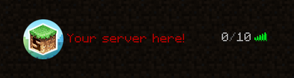 Diseño de icono de servidor de Minecraft Biome