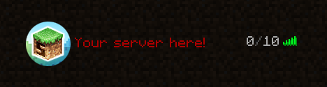 Diseño de icono de servidor de Minecraft Biome