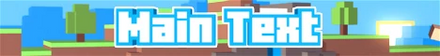 Buzzy Bees animated Minecraft server banner
