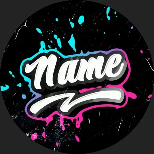 Animated Color Spill Blue and Pink Discord PFP and server icon with personalized name