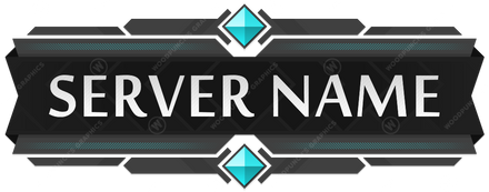 Diamonds - Minecraft Server Logo — cyan colorway
