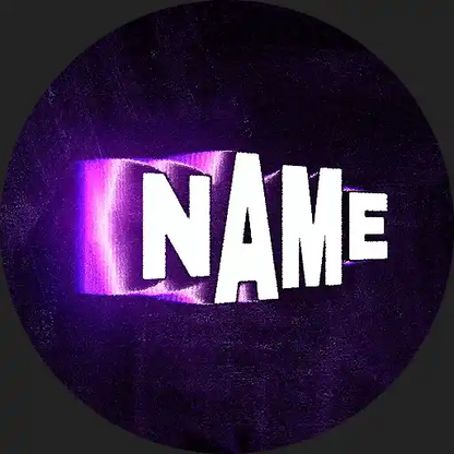 Distortion Field animated Discord profile picture, purple
