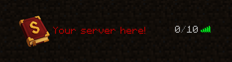 Libro encantado - Icono de servidor de Minecraft 64x64 — combinación de colores rojo