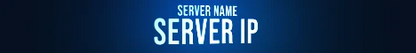 Faction War animated Minecraft server banner, blue