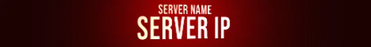 Faction War animated Minecraft server banner, red
