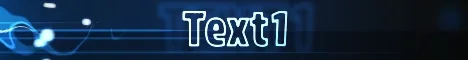 Fluid animated Minecraft server banner, blue