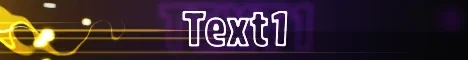 Fluid animated Minecraft server banner, purple and gold
