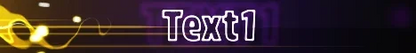 Fluid animated Minecraft server banner, purple and gold