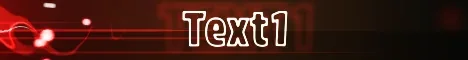Fluid animated Minecraft server banner, red