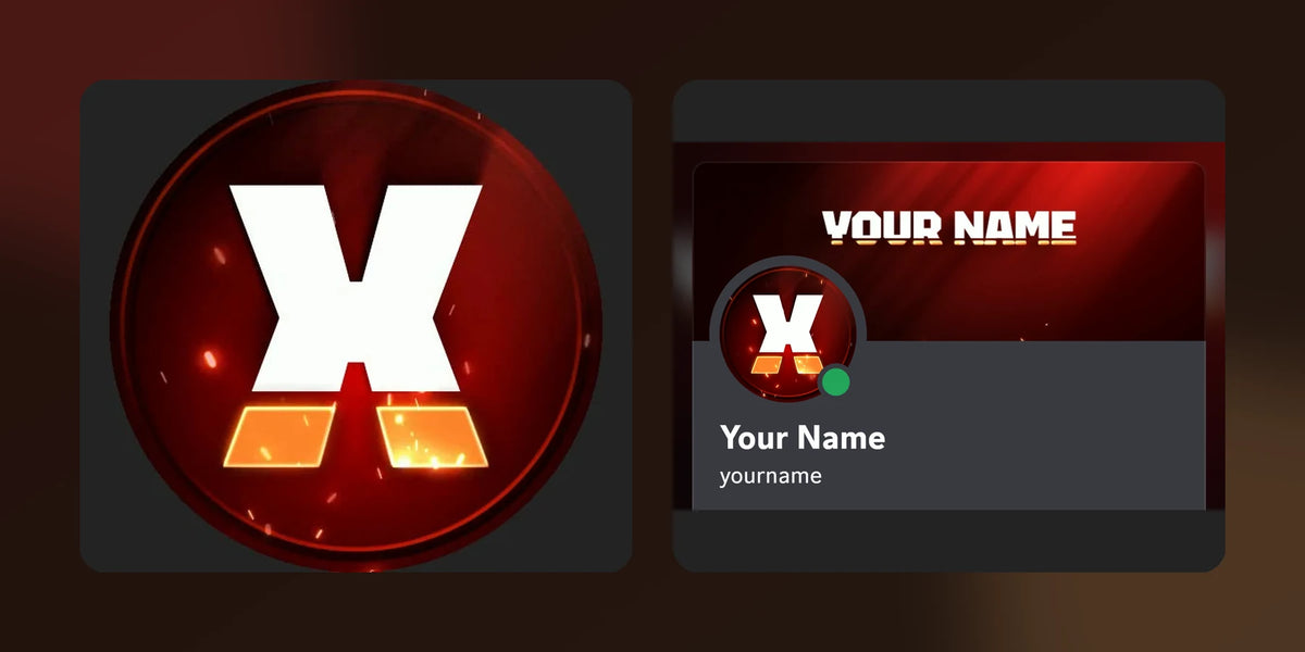 Matching Fuego Discord PFP and profile banner displayed side by side