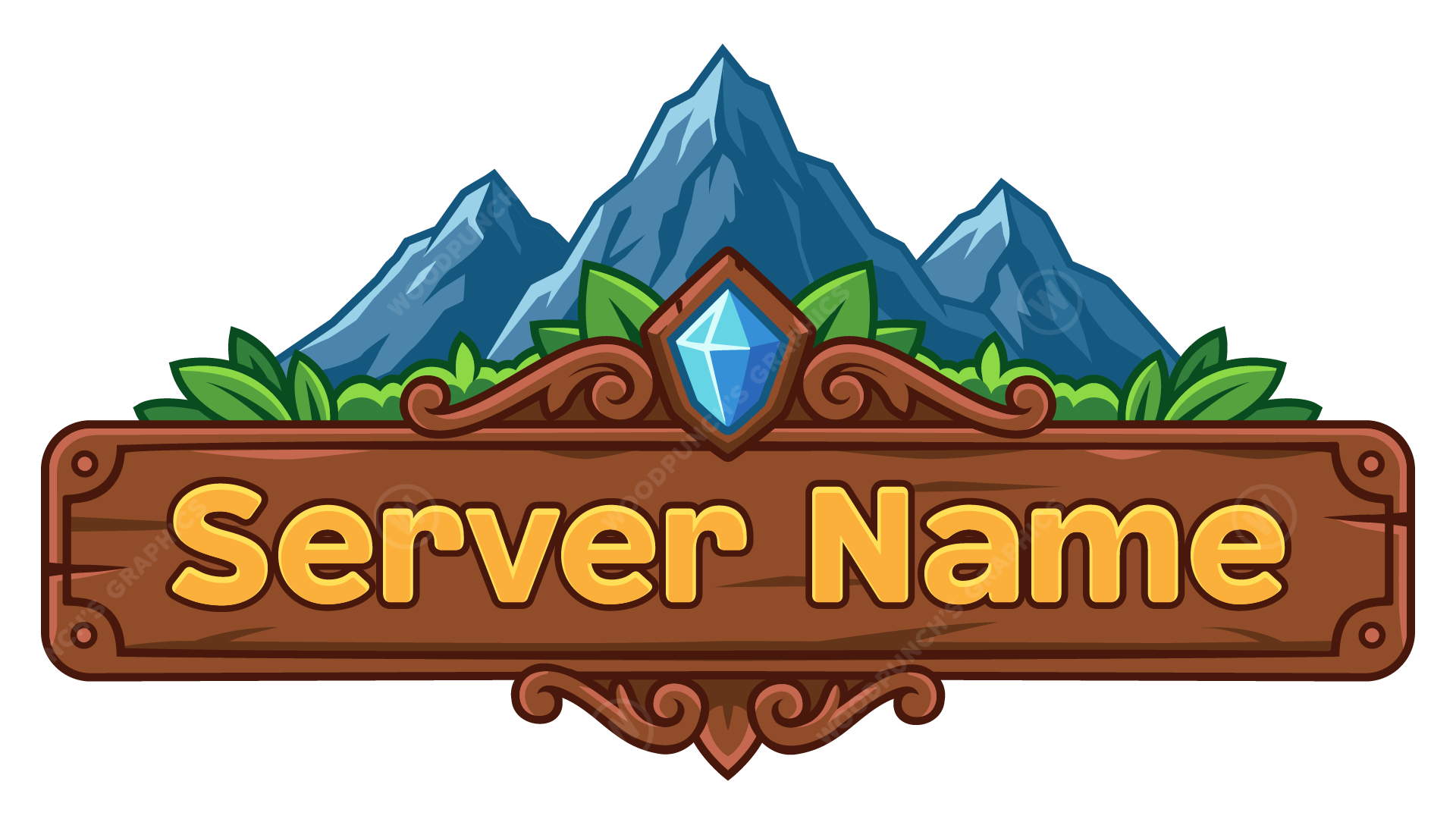 Logo de servidor de Minecraft Highland Peaks