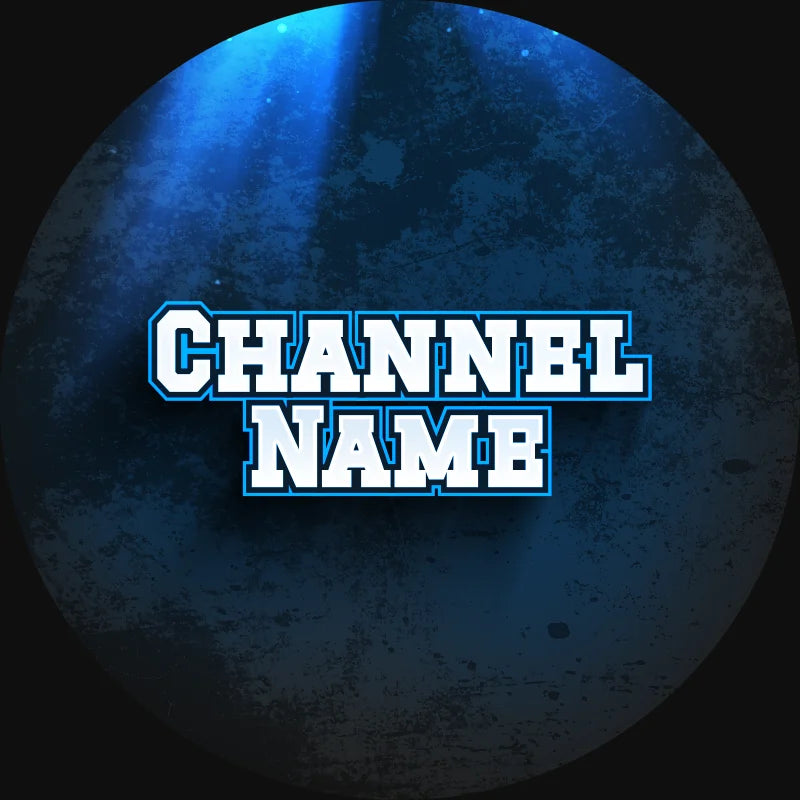 Juggernaut YouTube profile picture, blue