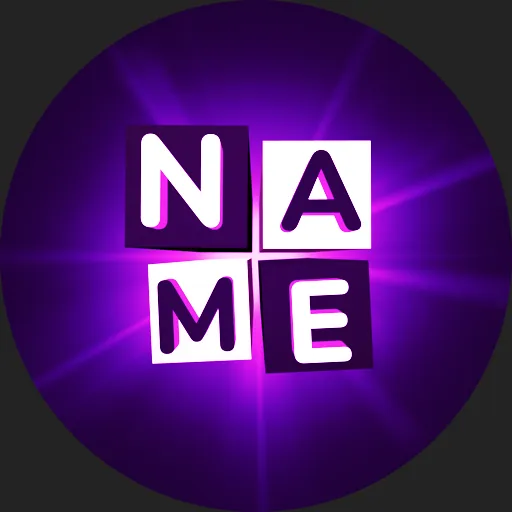 Kinetype animated Discord profile picture, purple