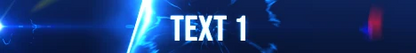Laser Flurry animated Minecraft server banner, blue