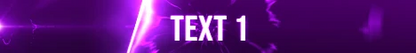 Laser Flurry animated Minecraft server banner, purple
