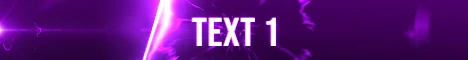 Laser Flurry animated Minecraft server banner, purple