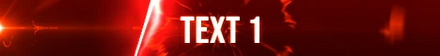 Laser Flurry animated Minecraft server banner, red