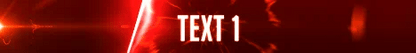 Banner de servidor de Minecraft Laser Flurry — combinación de colores rojo