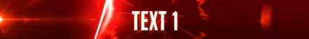 Laser Flurry Minecraft Server Banner — red colorway