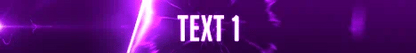 Banner de servidor de Minecraft Laser Flurry — combinación de colores morado