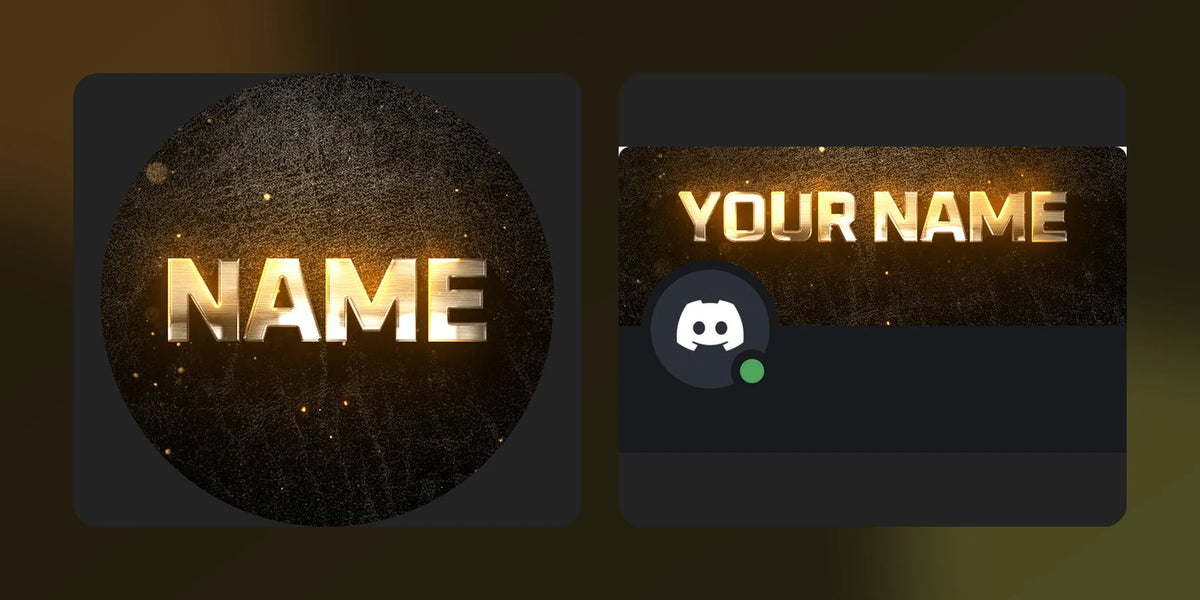Matching Luster Discord PFP and profile banner displayed side by side