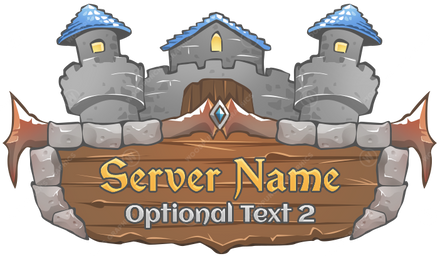 Medieval Castle - Minecraft Server Logo — primary gallery design