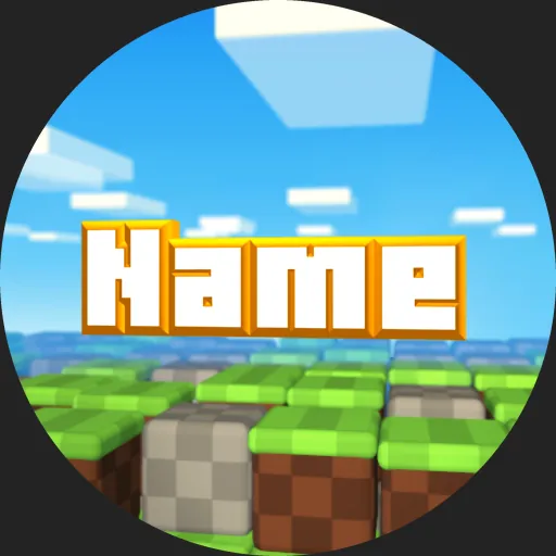 Minecraft World animated Discord profile picture, yellow