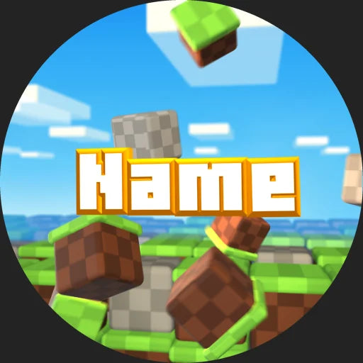 Minecraft World Discord profile picture, yellow, still preview