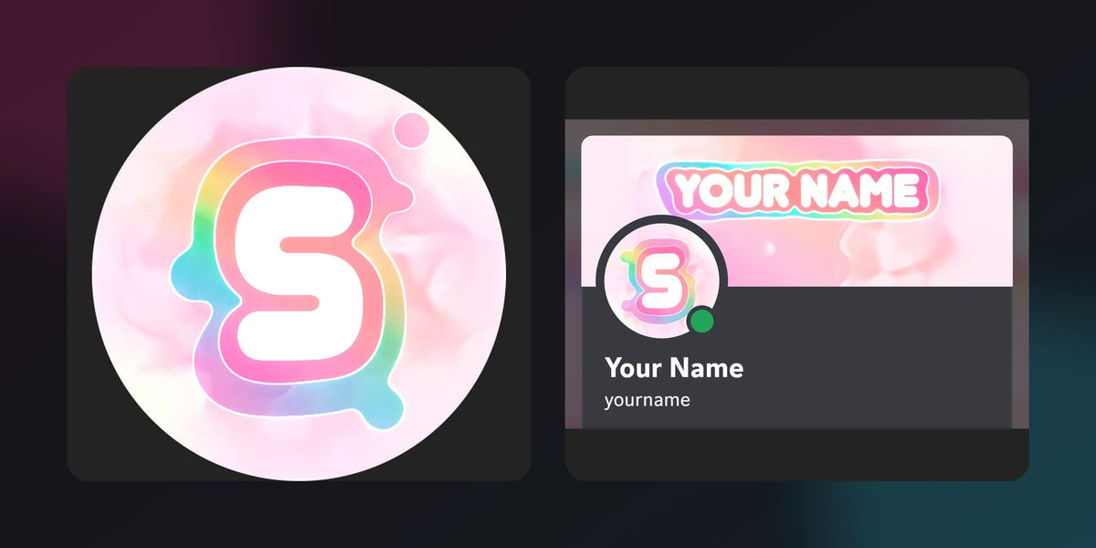 Matching Pastel Discord PFP and profile banner displayed side by side