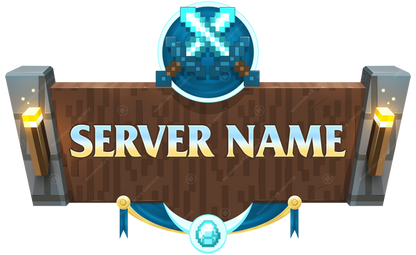 Logotipo de servidor de Minecraft Factions 2