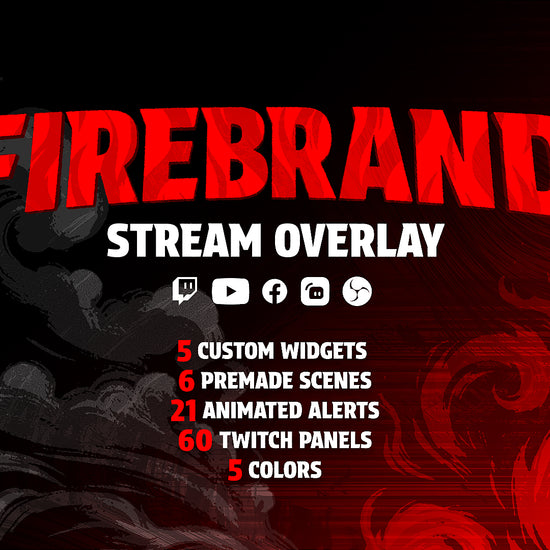 Stream overlay promo video