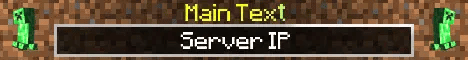 banner de servidor de Minecraft Rainbow — diseño de galería alternativo