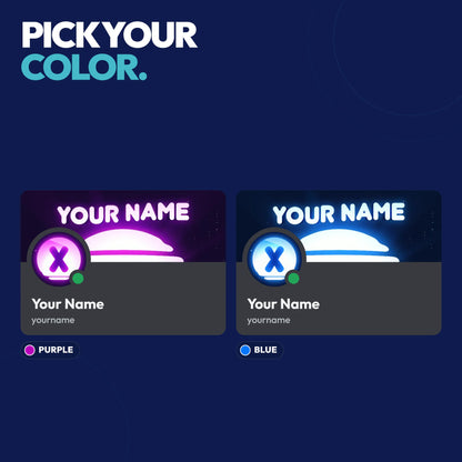 Retro Discord bundle colors: Purple and Blue
