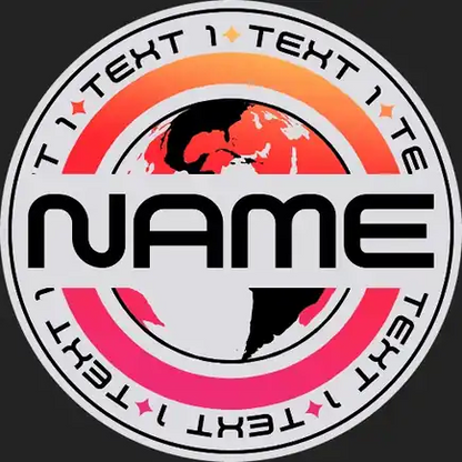 Retro Future animated Discord profile picture, sunrise