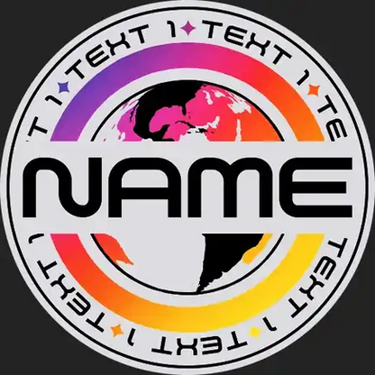 Retro Future animated Discord profile picture, sunset