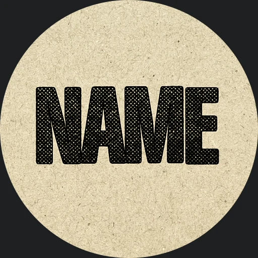 Roughprint Discord profile picture in black