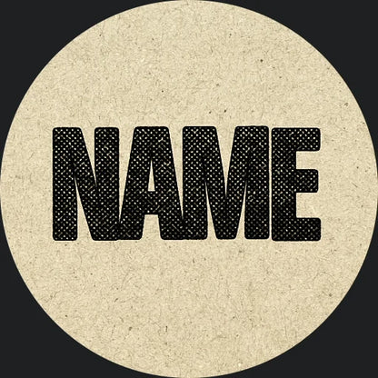 Roughprint Discord profile picture in black