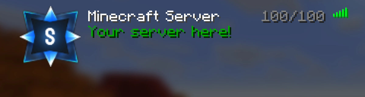 Spike Minecraft server icon, shown in the multiplayer server list