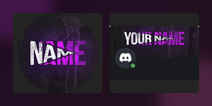 Matching Split Discord PFP and profile banner displayed side by side