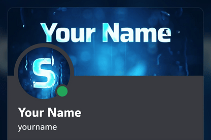 Animated Storm Discord profile banner with the matching PFP, shown on a Discord profile