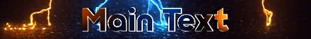 Supercharged 3D Minecraft server banner
