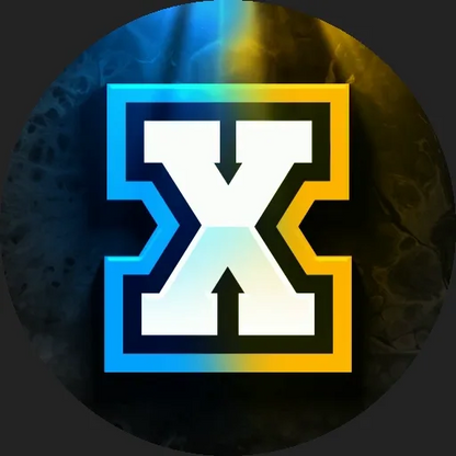 Tenacious animated Discord profile picture, blue and yellow