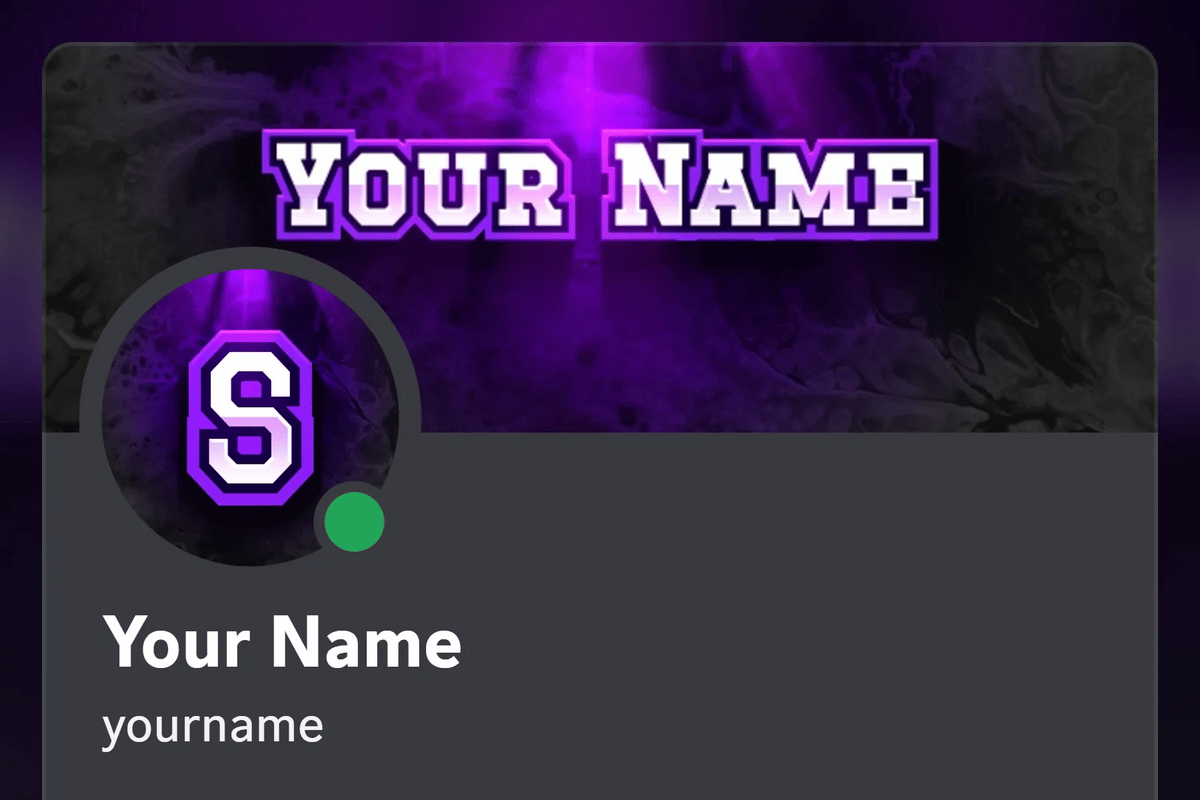 Animated Tenacious Discord profile banner with the matching PFP, shown on a Discord profile
