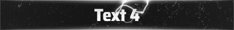 Trippy animated Minecraft server banner, black and white